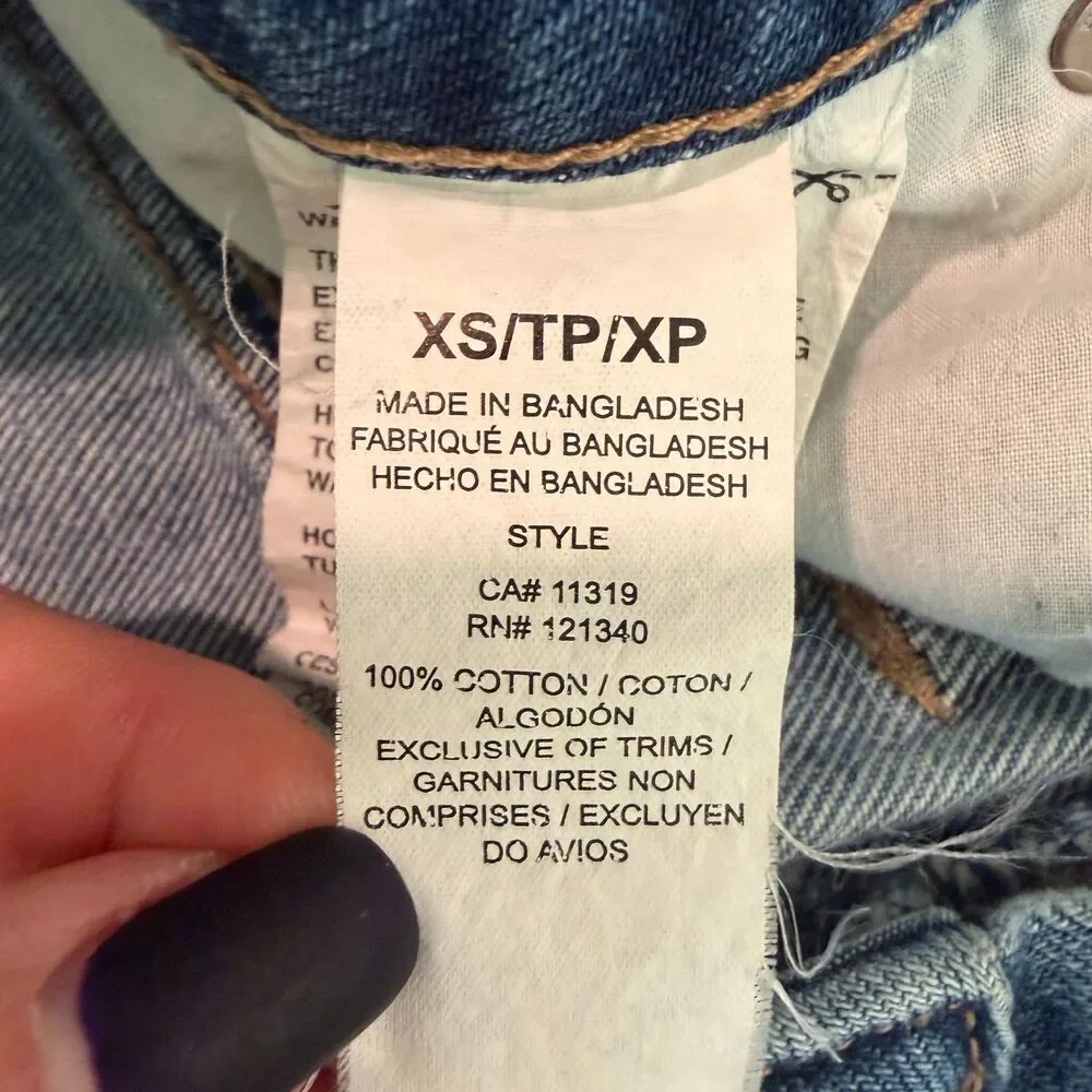 Garage Denim Mini Skirt XS Y2K Coastal Cowgirl Urban Indie Sleaze